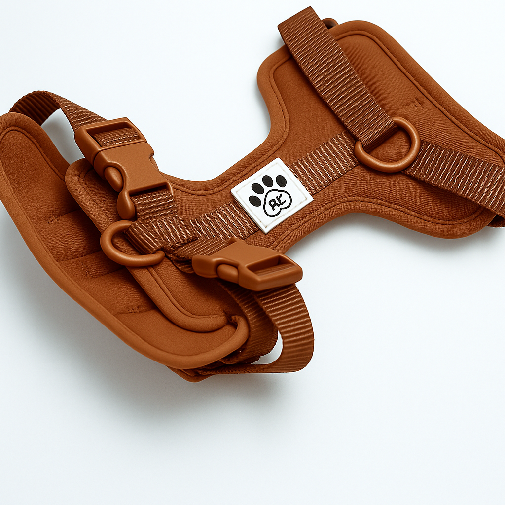 Dog Harness - Dark Coral