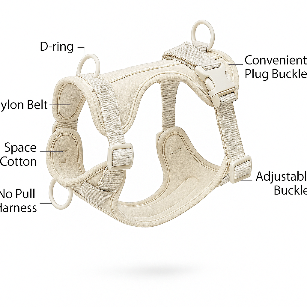 Dog Harness - Ivory