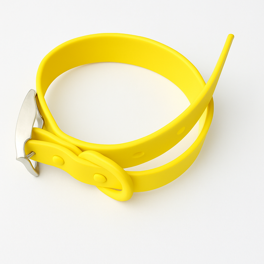 Waterproof Dog Collar - Yellow