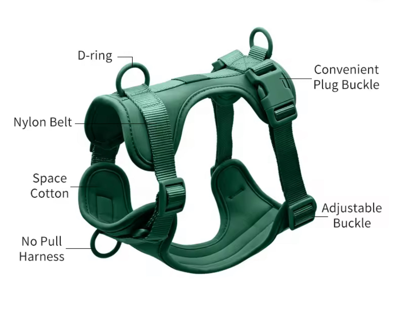 Dog Harness - Light Blue