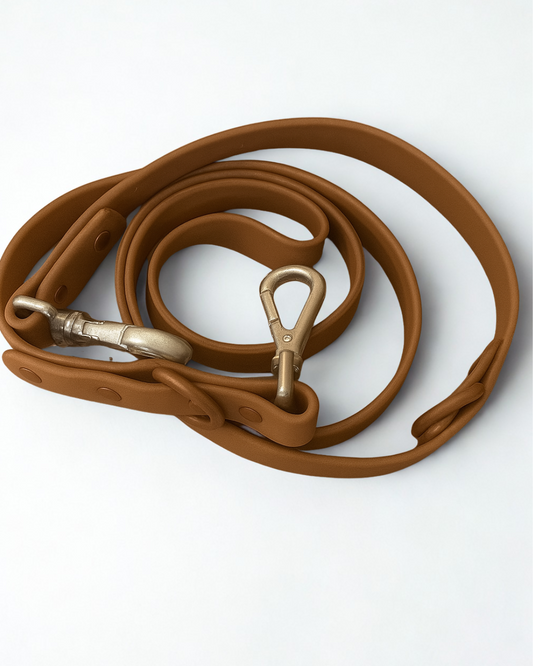 Dog Waterproof Leash - Brown