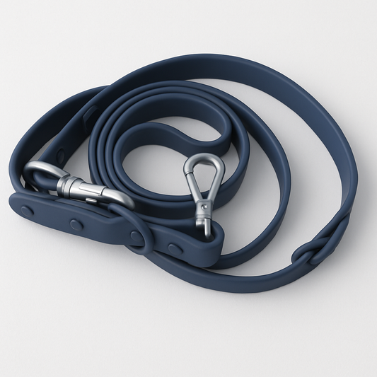 Waterproof Dog Leash - Navy Blue