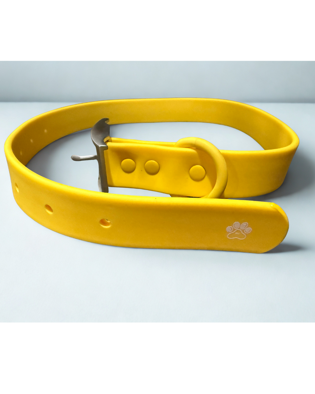 Waterproof Dog Collar - Yellow