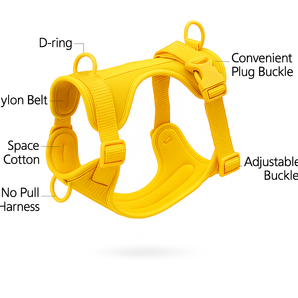 Dog Harness - Yellow